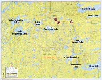 F-12: Little Saganaga Lake, Tuscarora Lake, Temperance Lake