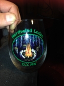 Hand Painted Camp Fire Glassware