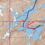 McKenzie Map 11 - Jackfish Bay, Crooked Lake and Beartrap River