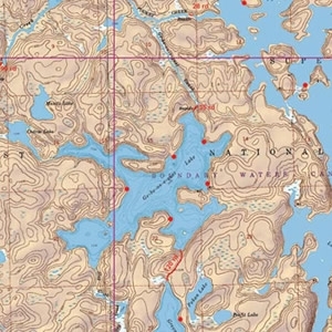 McKenzie Map 13 - Lac La Croix Lake
