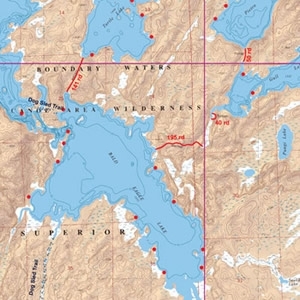 McKenzie Map 18 - Lake One and Bald Eagle Lakes