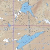 McKenzie Map 22 - Arrow and Sandstone Lakes