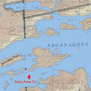 McKenzie Map 25 - Saganagons and Mack Lakes