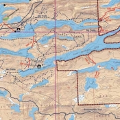 McKenzie Map 2 - East Bearskin, Clearwater and Alder Lakes
