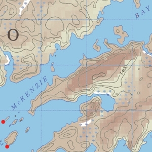 McKenzie Map 37 - Kawnipi Lake