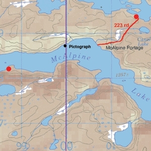 McKenzie Map 45 - Pickeral, Batchewaung and Nym Lakes
