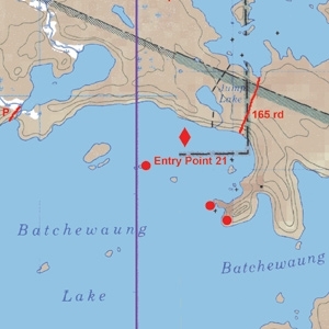 McKenzie Map 46 - Pickeral, Eva and Baptism Lakes