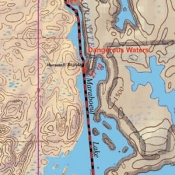 McKenzie Map 5 - Granite River Route, Magnetic, Gunflint and Northern Light Lakes 